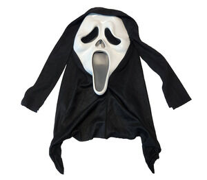 Scream Ghost Face Hooded Mask Spirit Halloween Costume